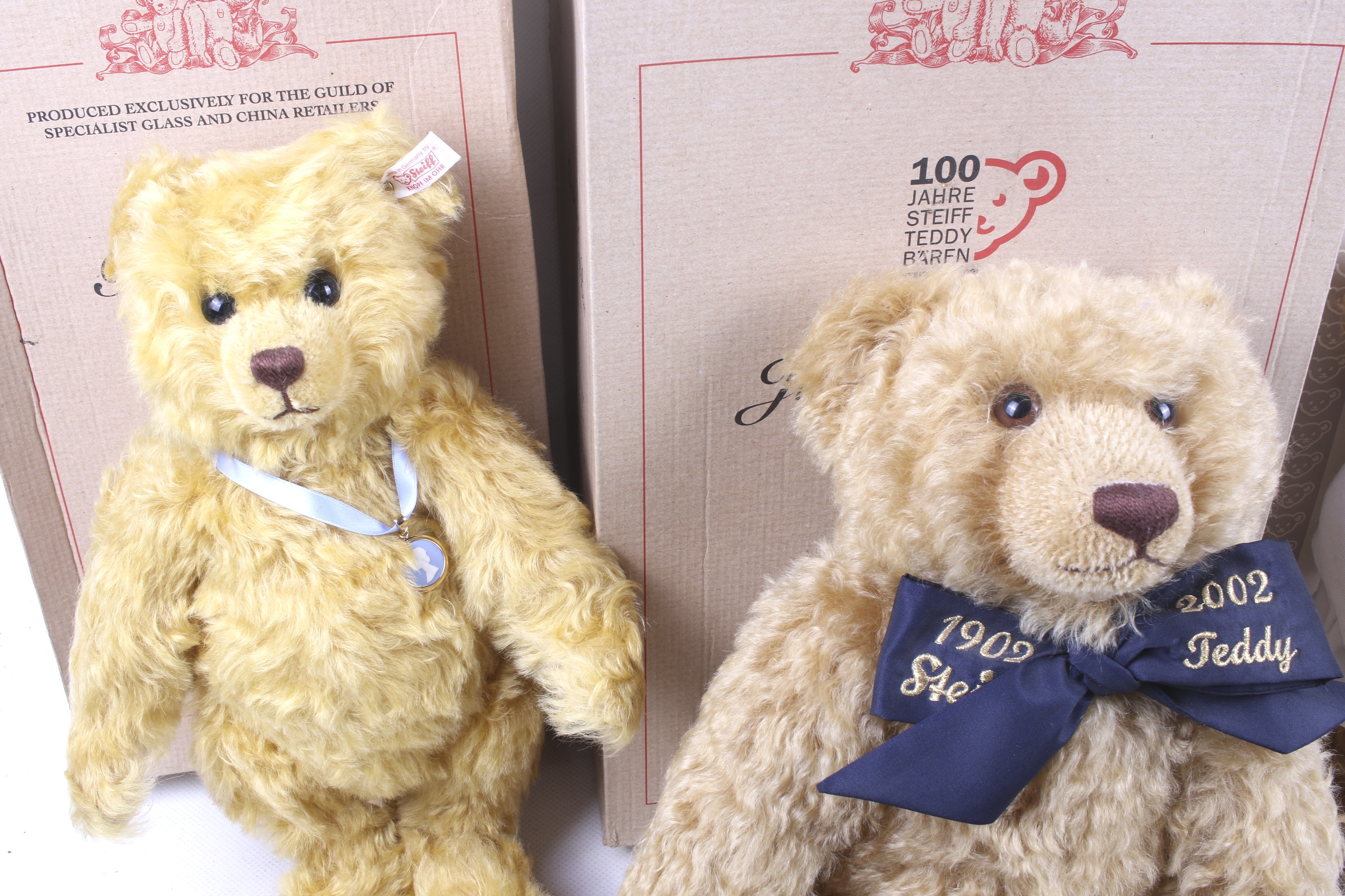 A collection of three Steiff teddy bears. - Image 2 of 3