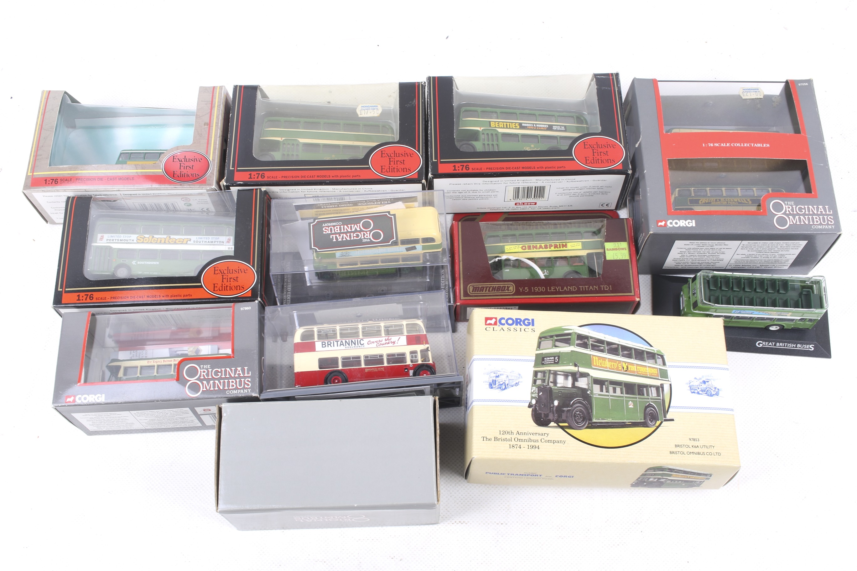 A collection of diecast buses. Including a Bristol City/Beatties Bristol 'Lodekka Bus' no. - Image 3 of 3