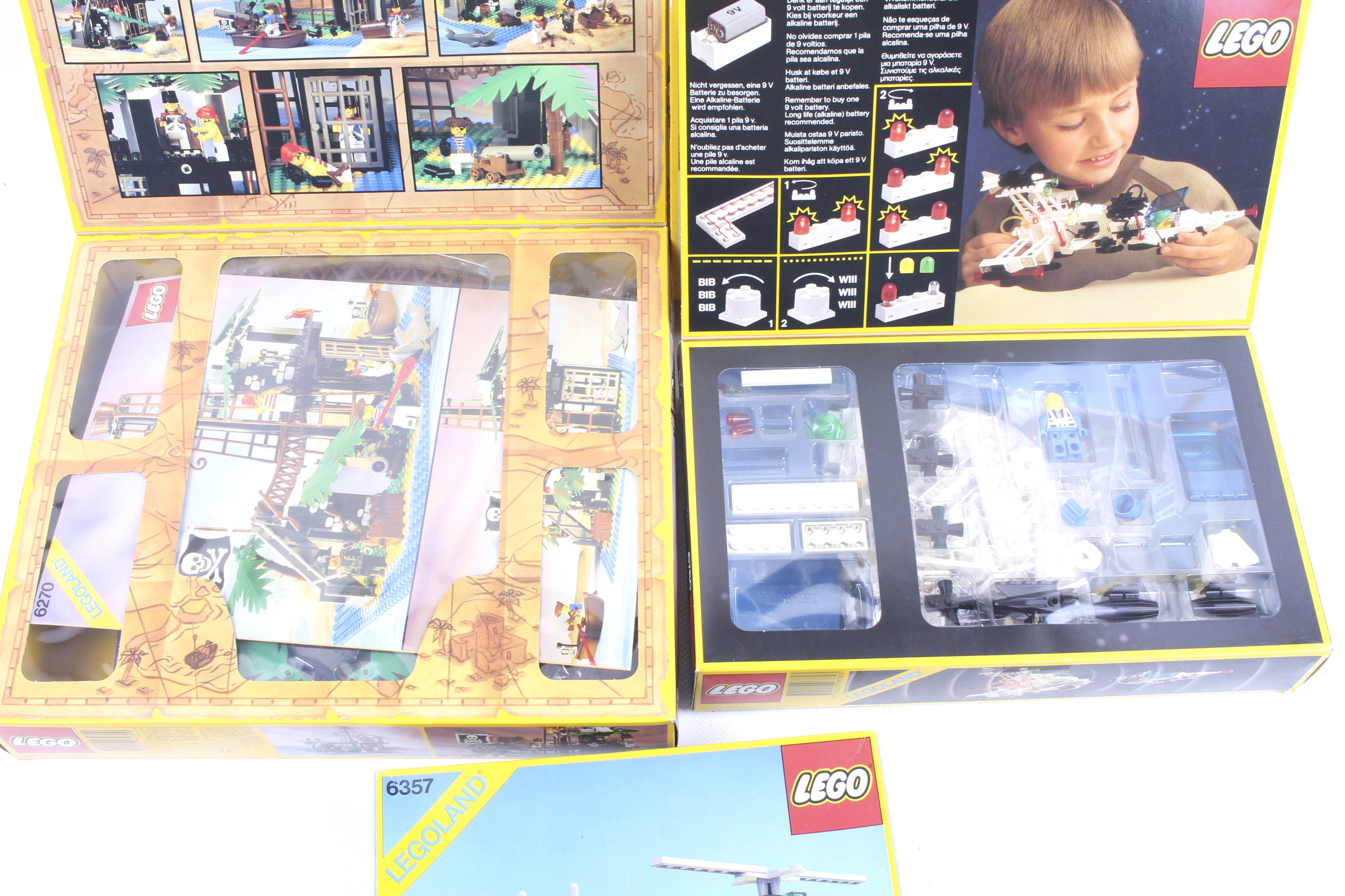 A collection of four Lego Legoland sets. Comprising one Helicoptor and truck no. - Image 2 of 5