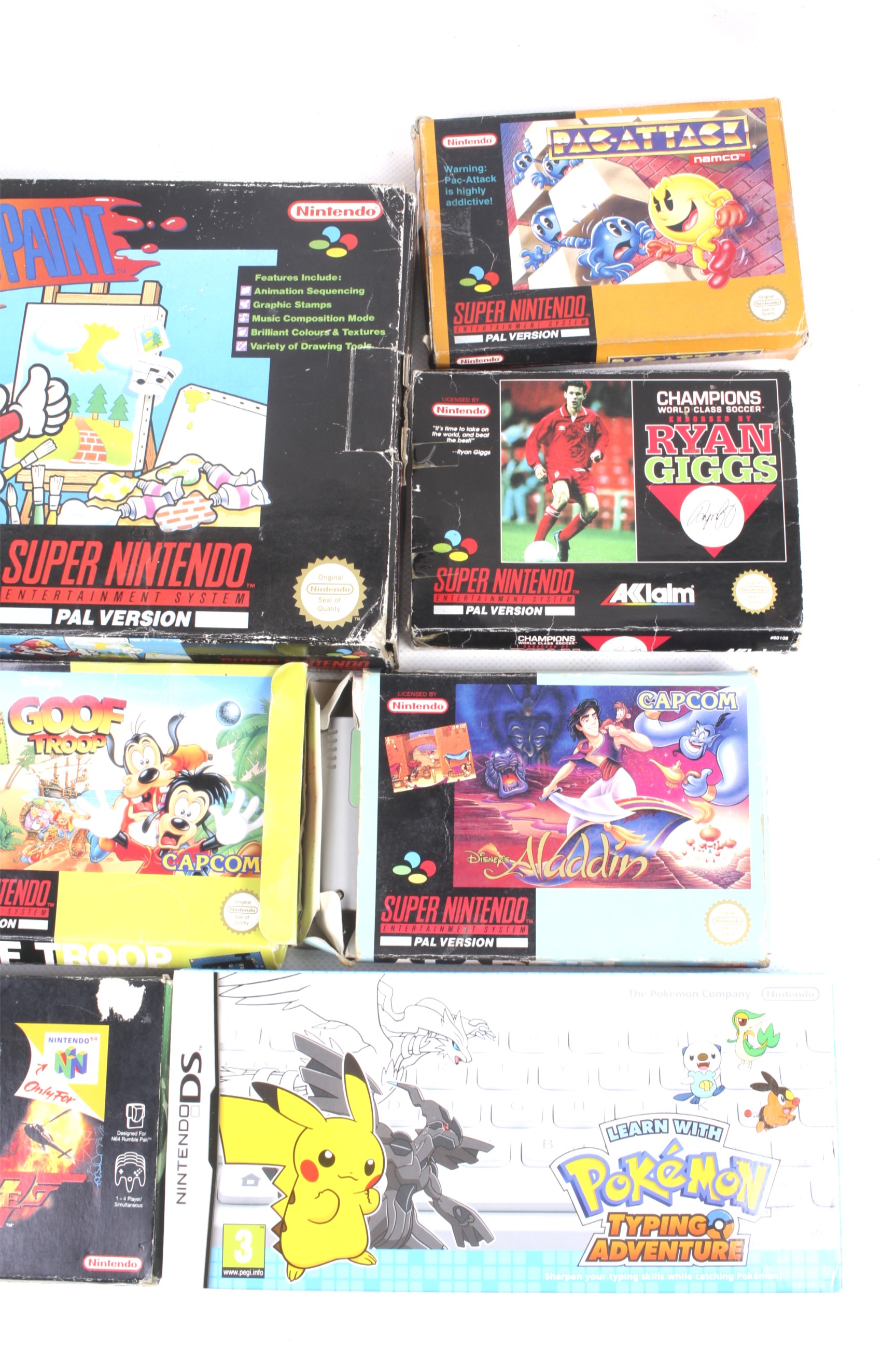 A Super Nintendo Pal Version games console plus games. - Bild 3 aus 3