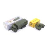 Two Dinky diecast military vehicles. Comprising one Armoured Car, no.