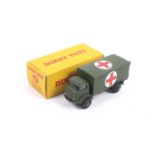 A Dinky diecast Military Ambulance. No.