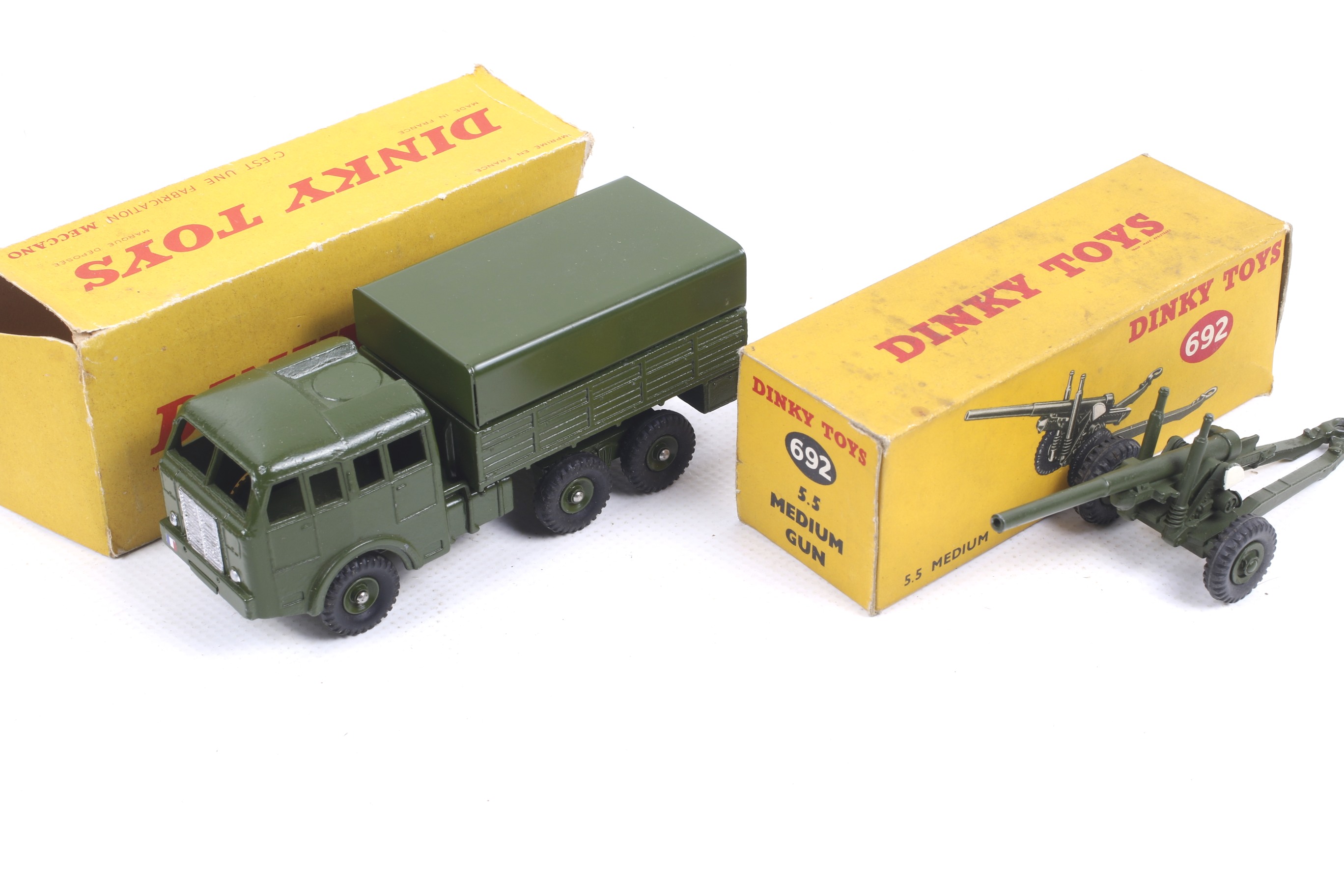 Four Dinky diecast military vehicles. Comprising one Ferret Armoured Car no. - Image 3 of 3