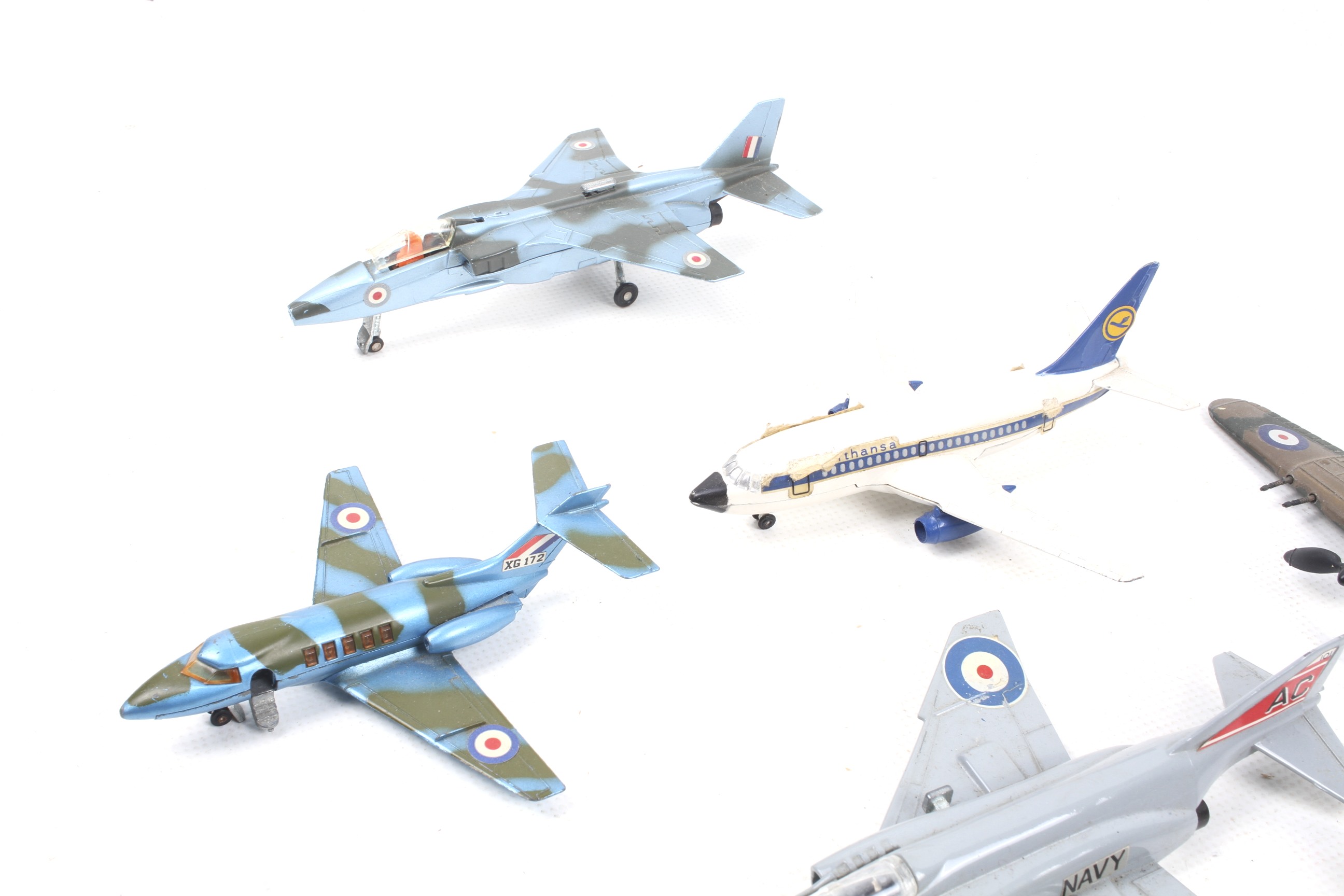 Seven Dinky diecast planes. - Image 2 of 3
