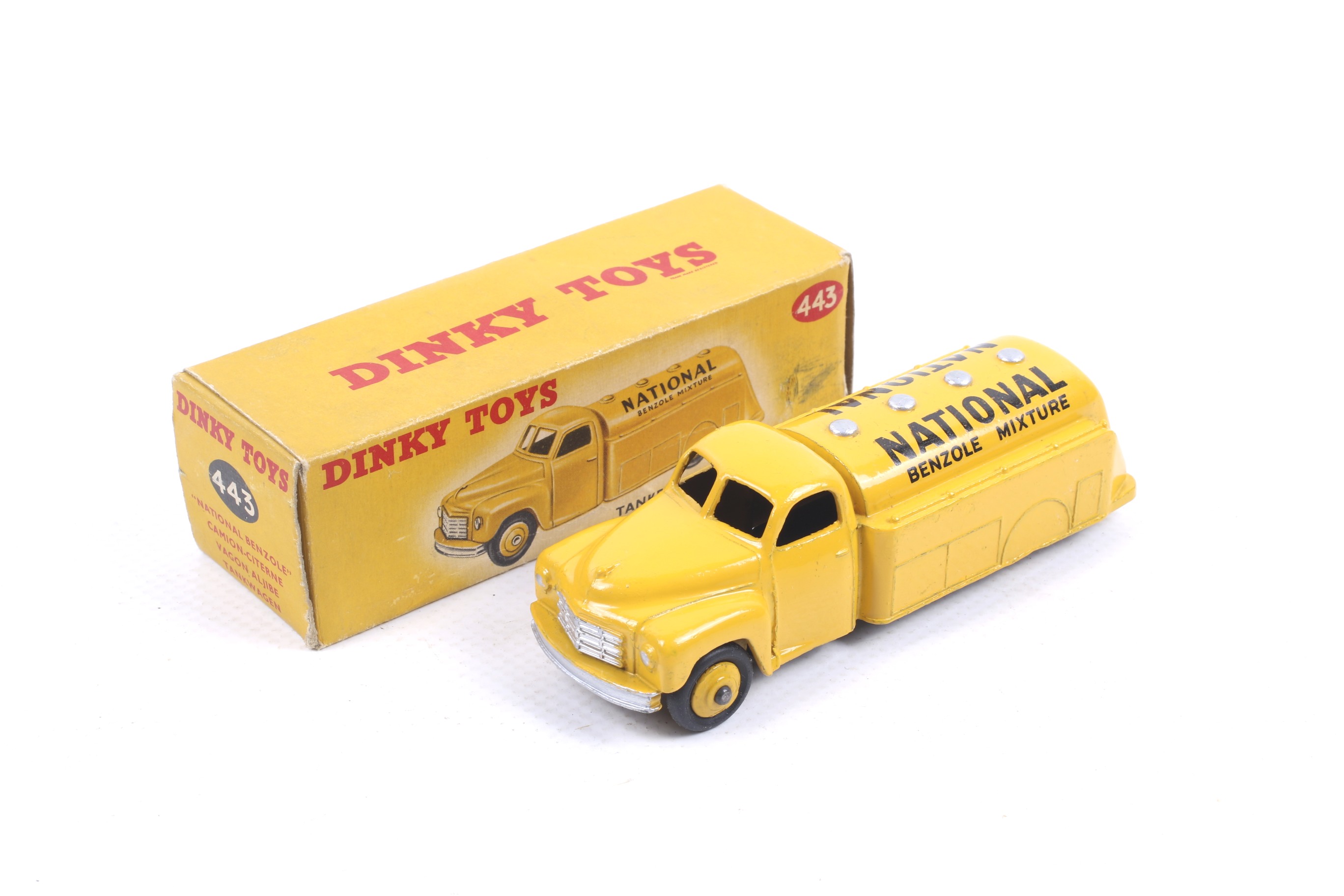 A Dinky diecast National Benzole Tanker. No.