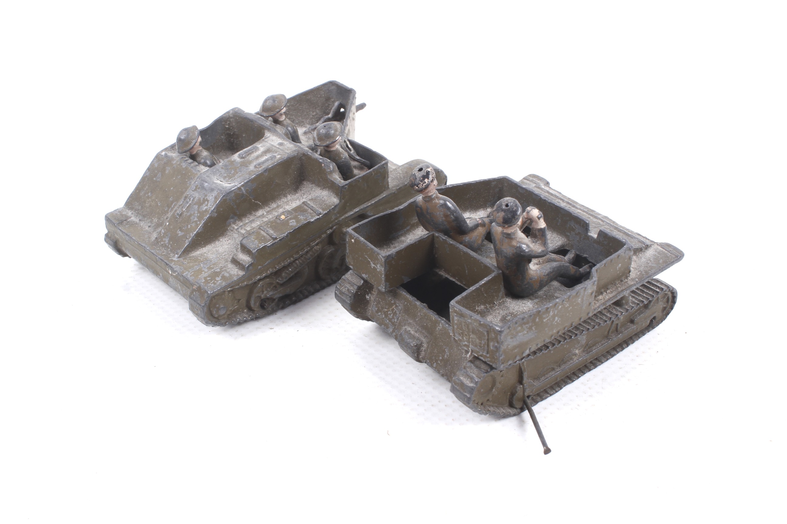 Two circa 1930 Britians diecast model tanks. - Image 2 of 2