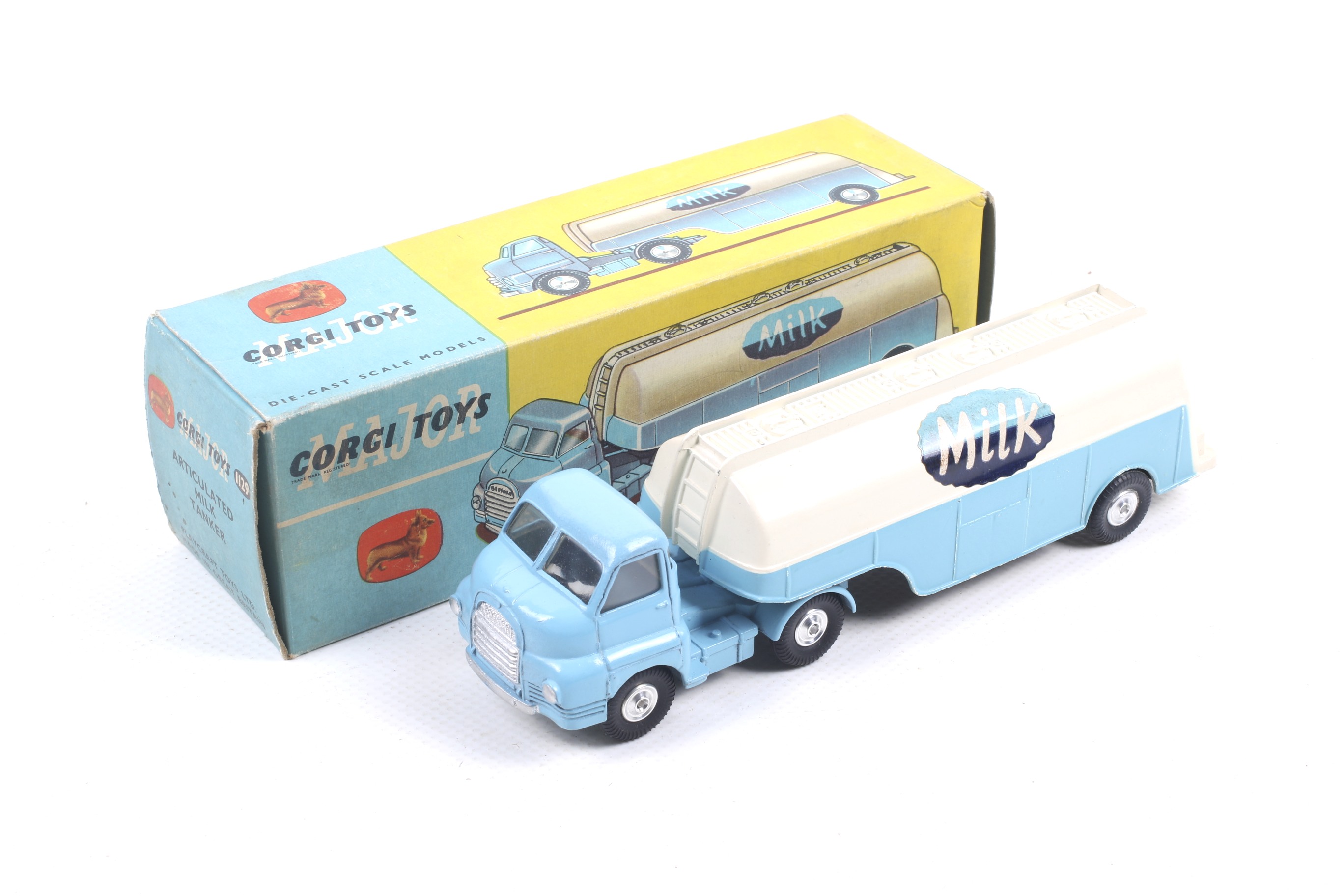 A Corgi diecast Articulated Milk Tanker. No.