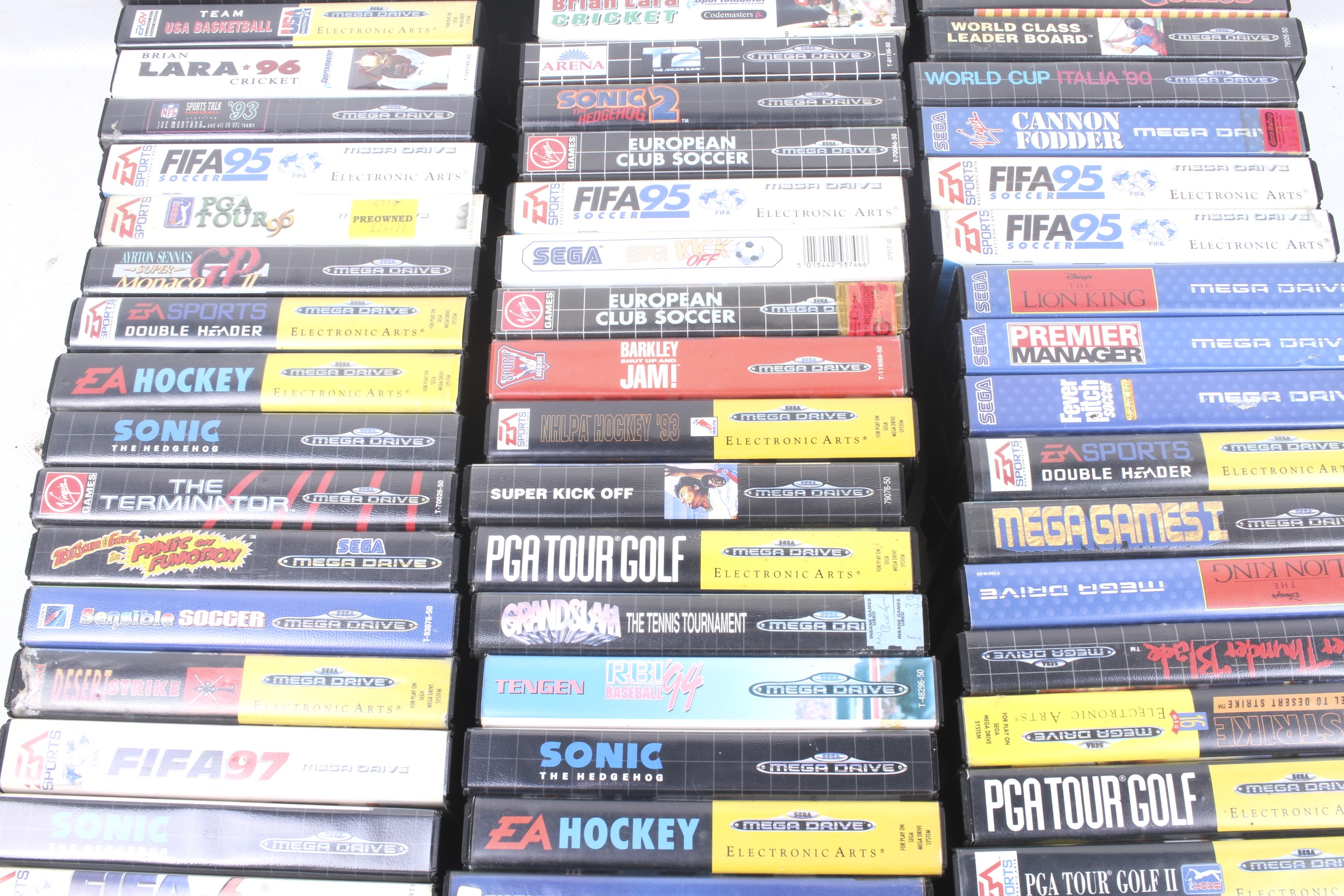 A collection of over 60 Sega Megadrive video games. - Image 3 of 4