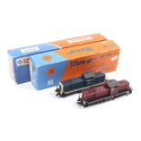 Two Roco OO gauge diesel locomotives. Both BR 290s, nos. 43457 and 43459, both in original boxes.