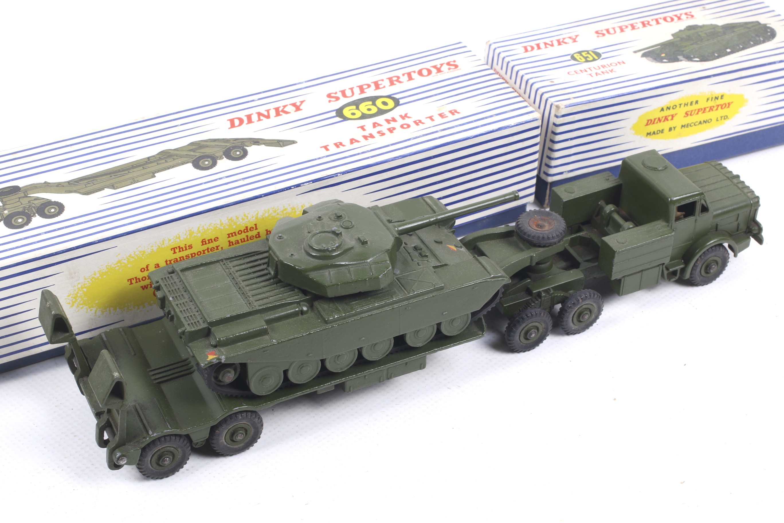 Two Dinky diecast military vehicles. Comprising one Centurion Tank no. - Image 2 of 2