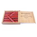 A novelty box of dynamite.