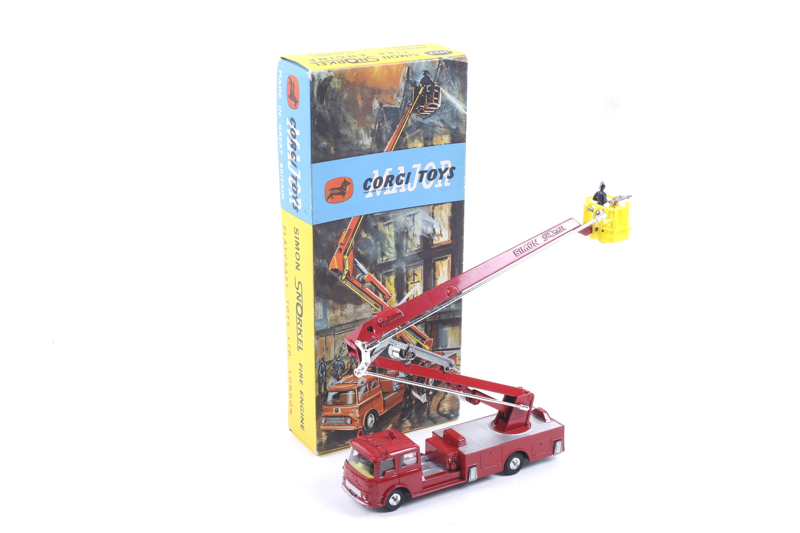 A Corgi diecast Simon Snorkel Fire Engine. No.