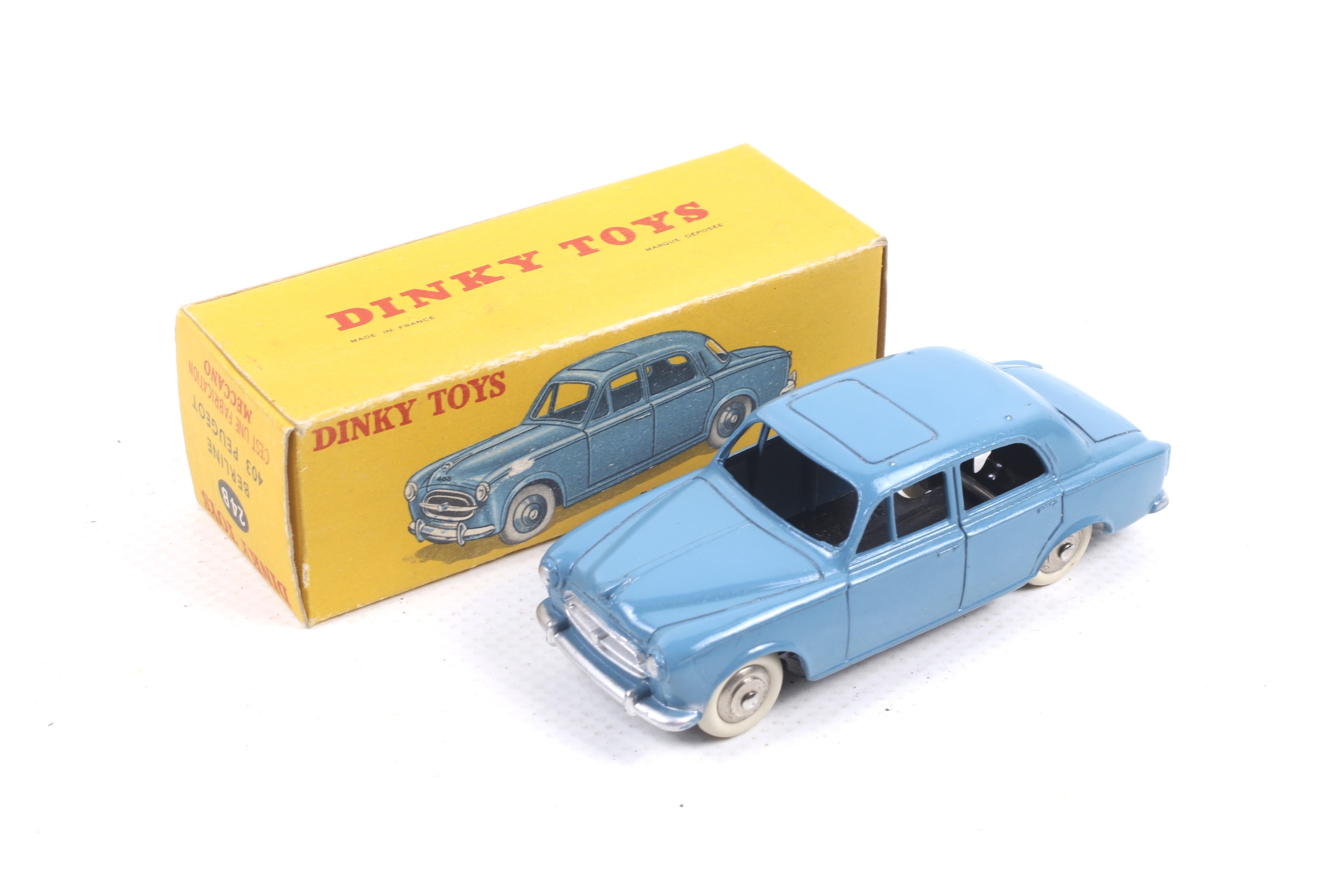 A French Dinky diecast Berline 403 Peugeot. No.