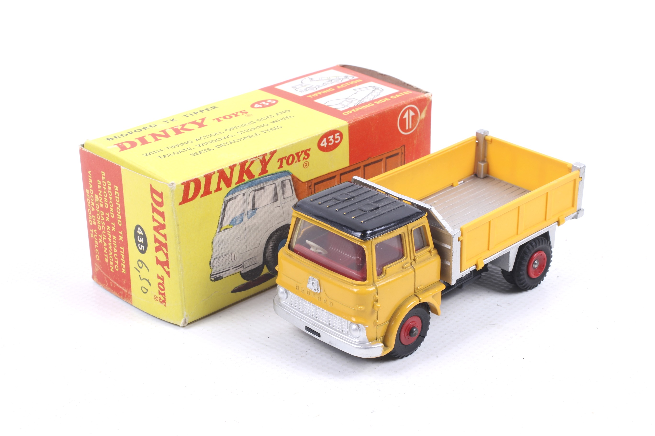 A Dinky diecast Bedford TK Tipper. No.