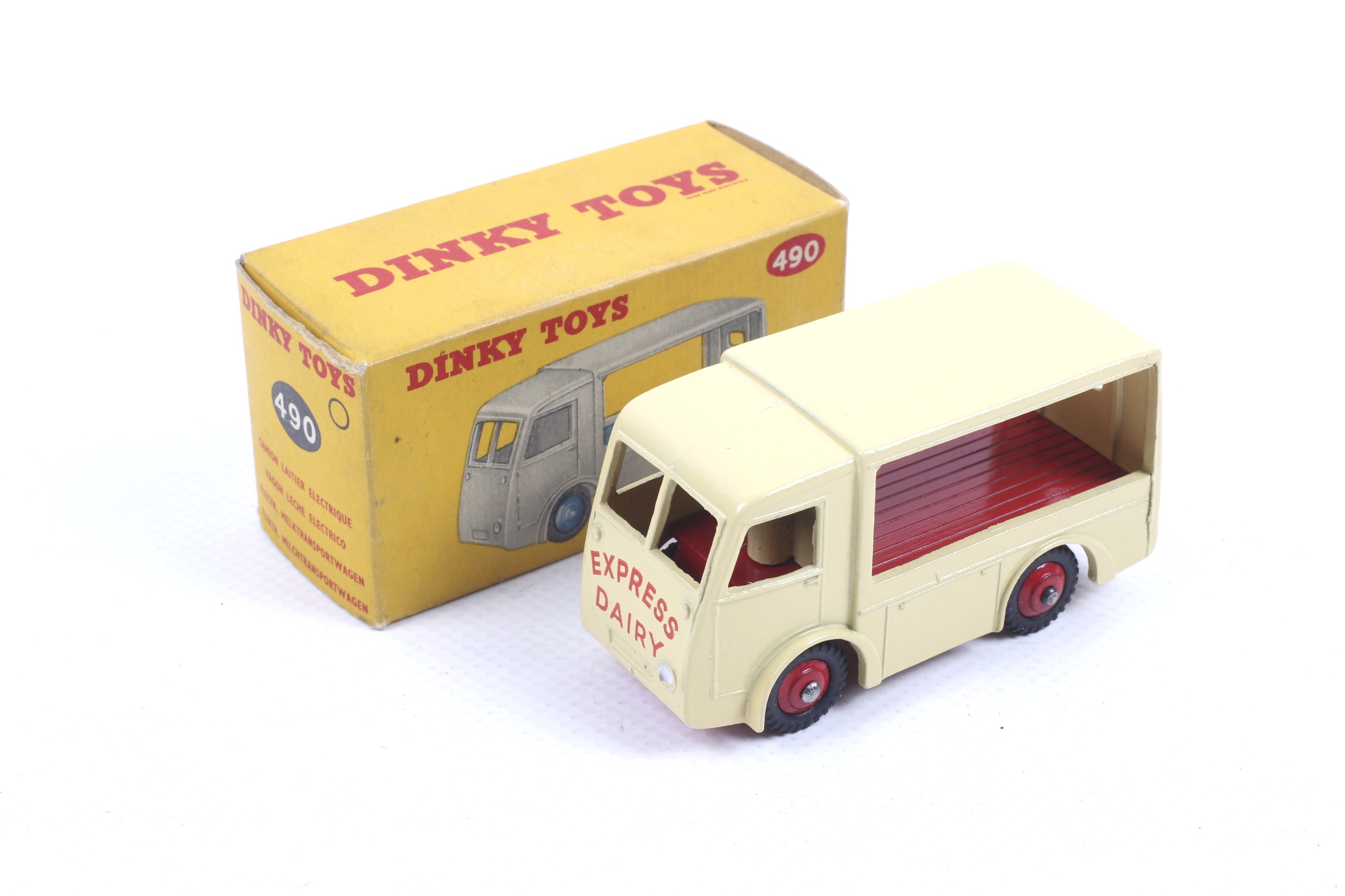 A Dinky Toys diecast Electric Dairy Van. No.