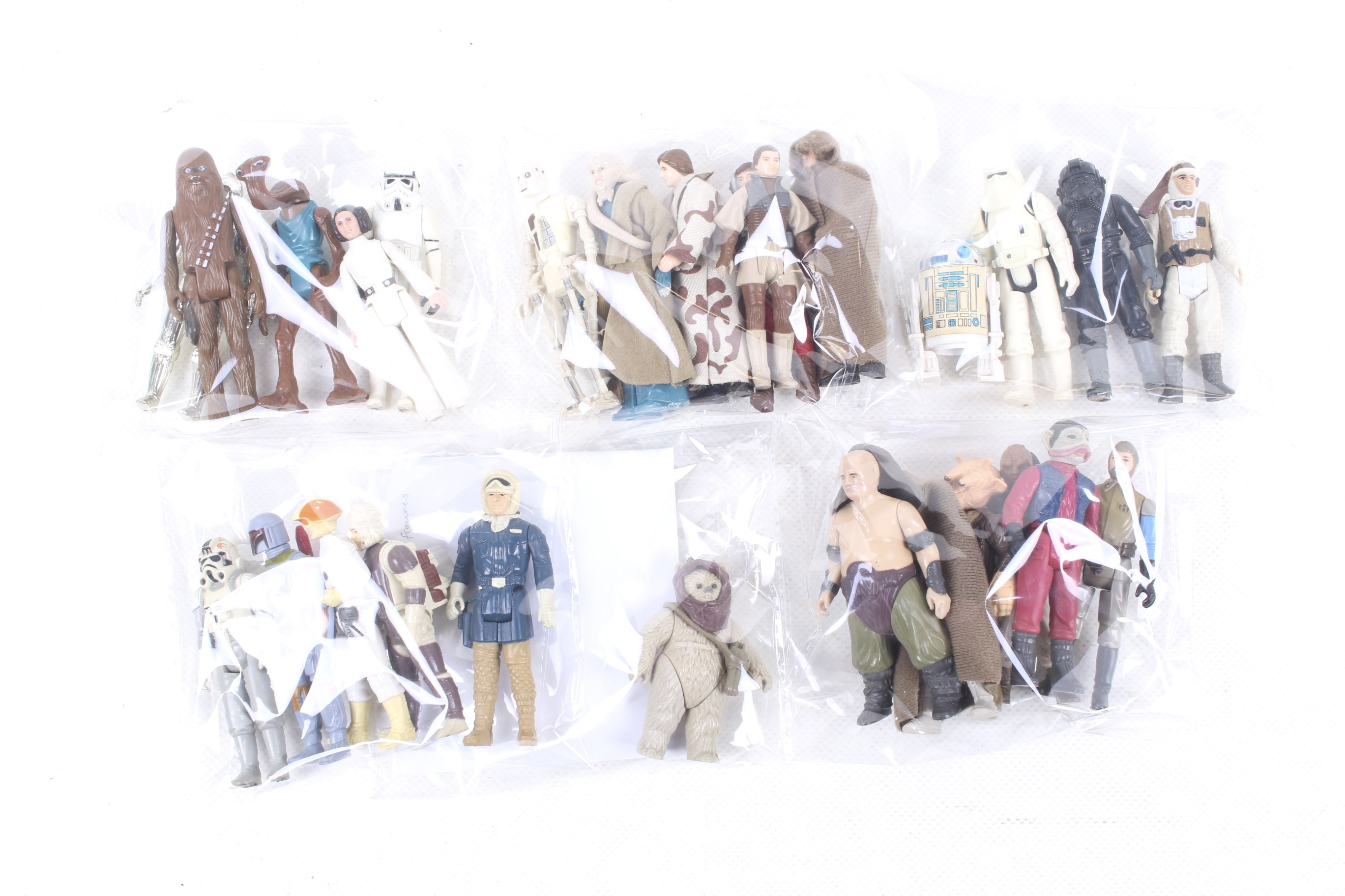 A collection of twenty seven Star Wars figures.