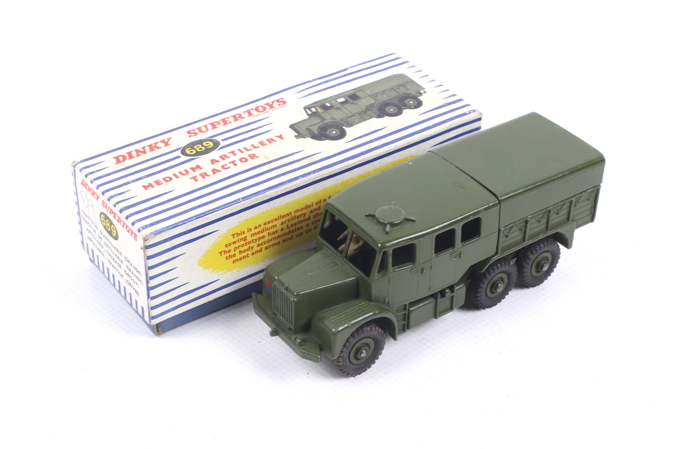 A Dinky diecast Medium Artillery Tractor. No.