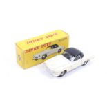 A French Dinky diecast Mercedes 190 SL. No. 526, with white body and black roof, in original box.