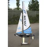 A Focus Racing Team pond yacht. No.