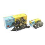 Two Corgi diecast military vehicles. Comprising one Land Rover Weapons Carrier, no.