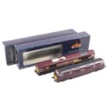 Two Bachmann OO gauge diesel locomotives. Comprising one BR class 42 Warship no.