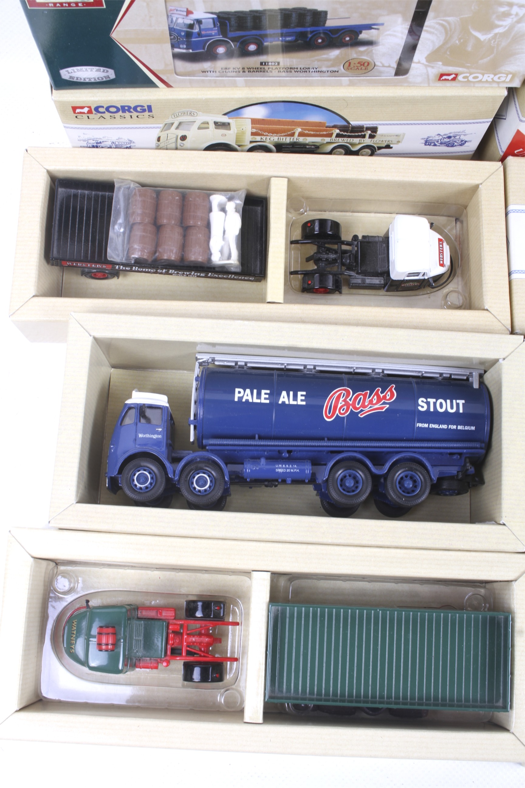 A collection of Corgi diecast lorries. In a range of liveries realting to breweries, boxed. - Image 2 of 2