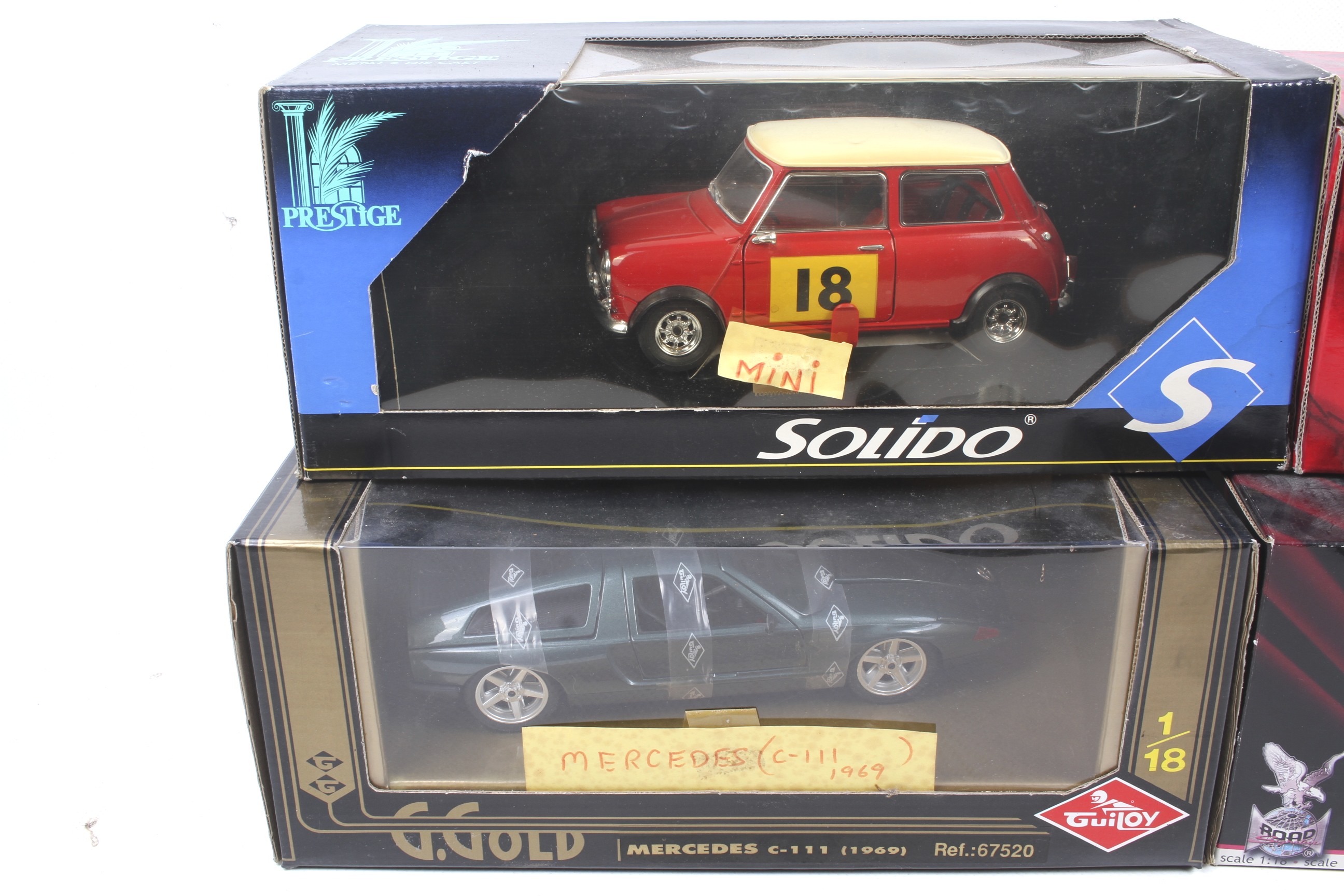 Four 1:18 scale diecast cars. - Image 2 of 3