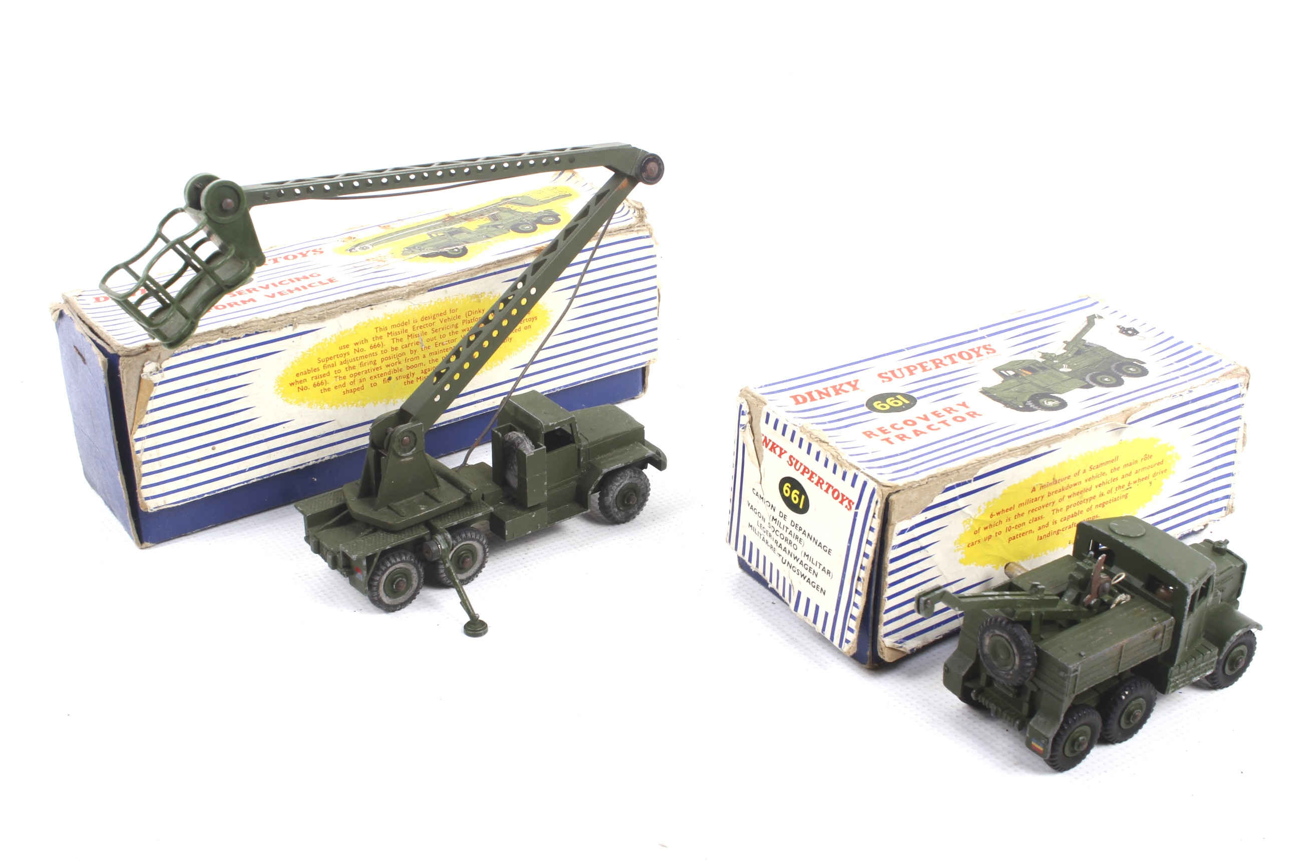 Two Dinky diecast military vehicles. Comprising one Recovery Tractor. No. - Image 2 of 2