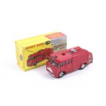 A Dinky diecast Airport Fire Tender. No. 276, red body with beacon, in original box.