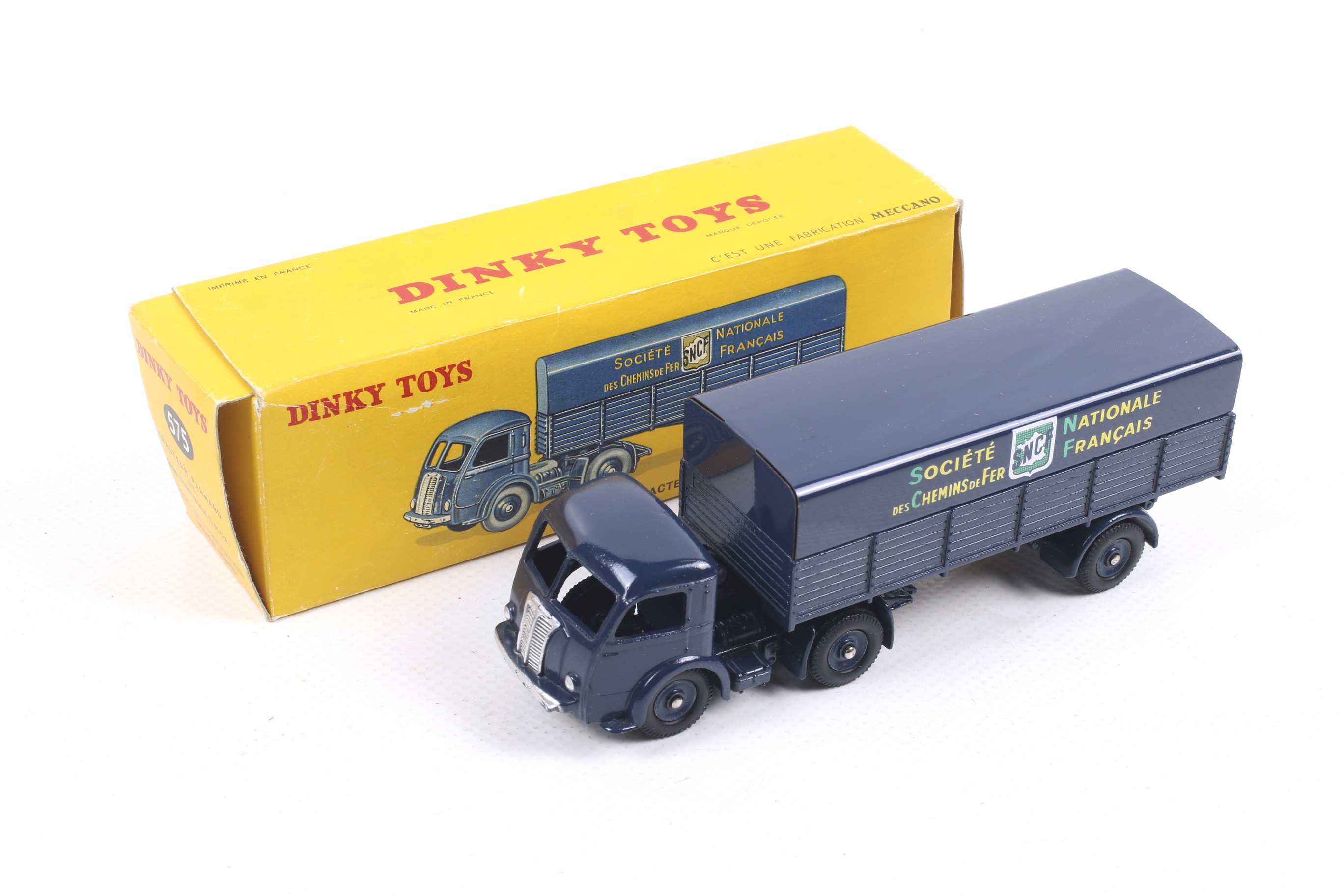 A French Dinky diecast Penhard articulated Lorry. No.