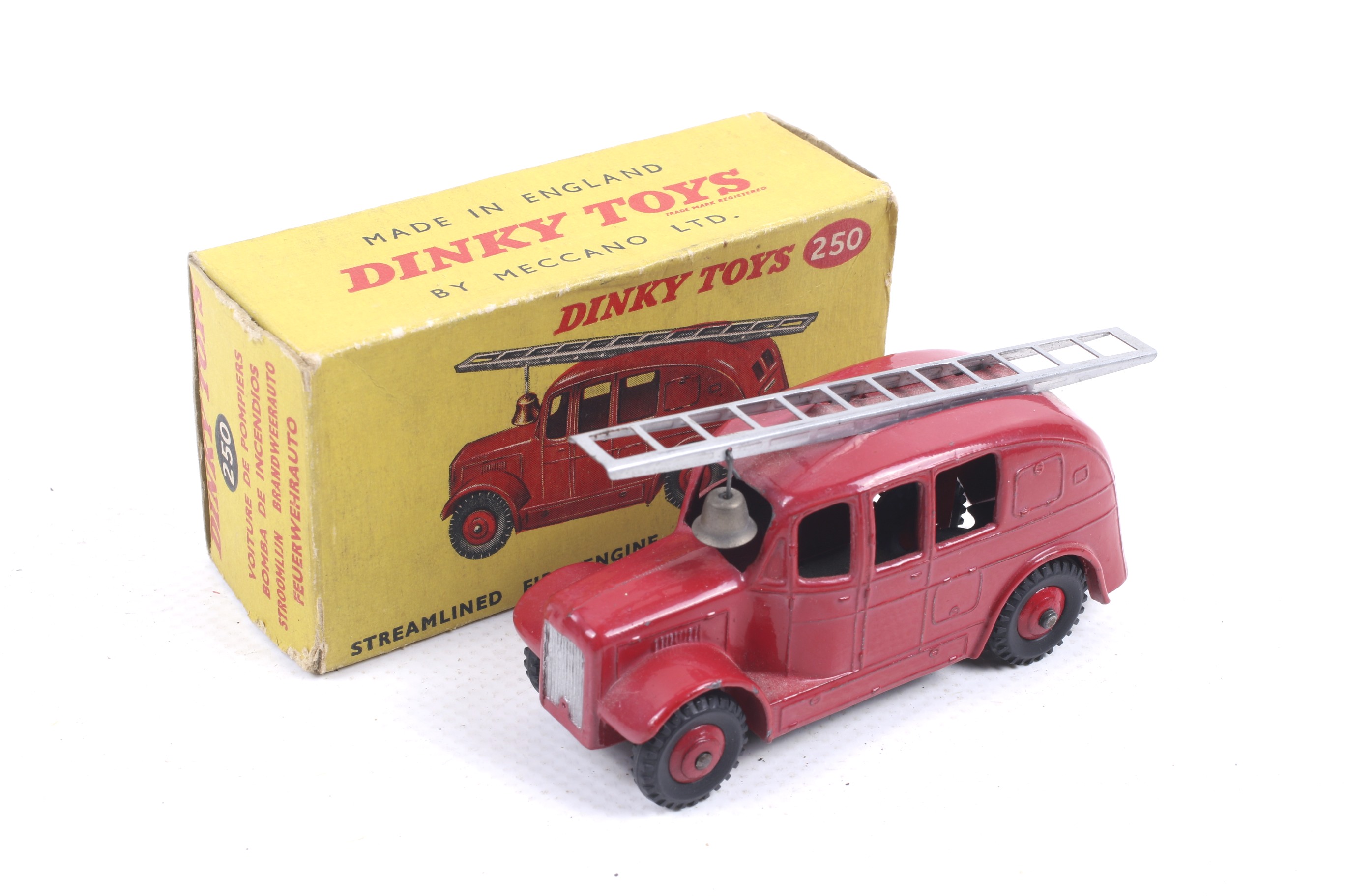 A Dinky diecast Streamlined Fire Engine. No.