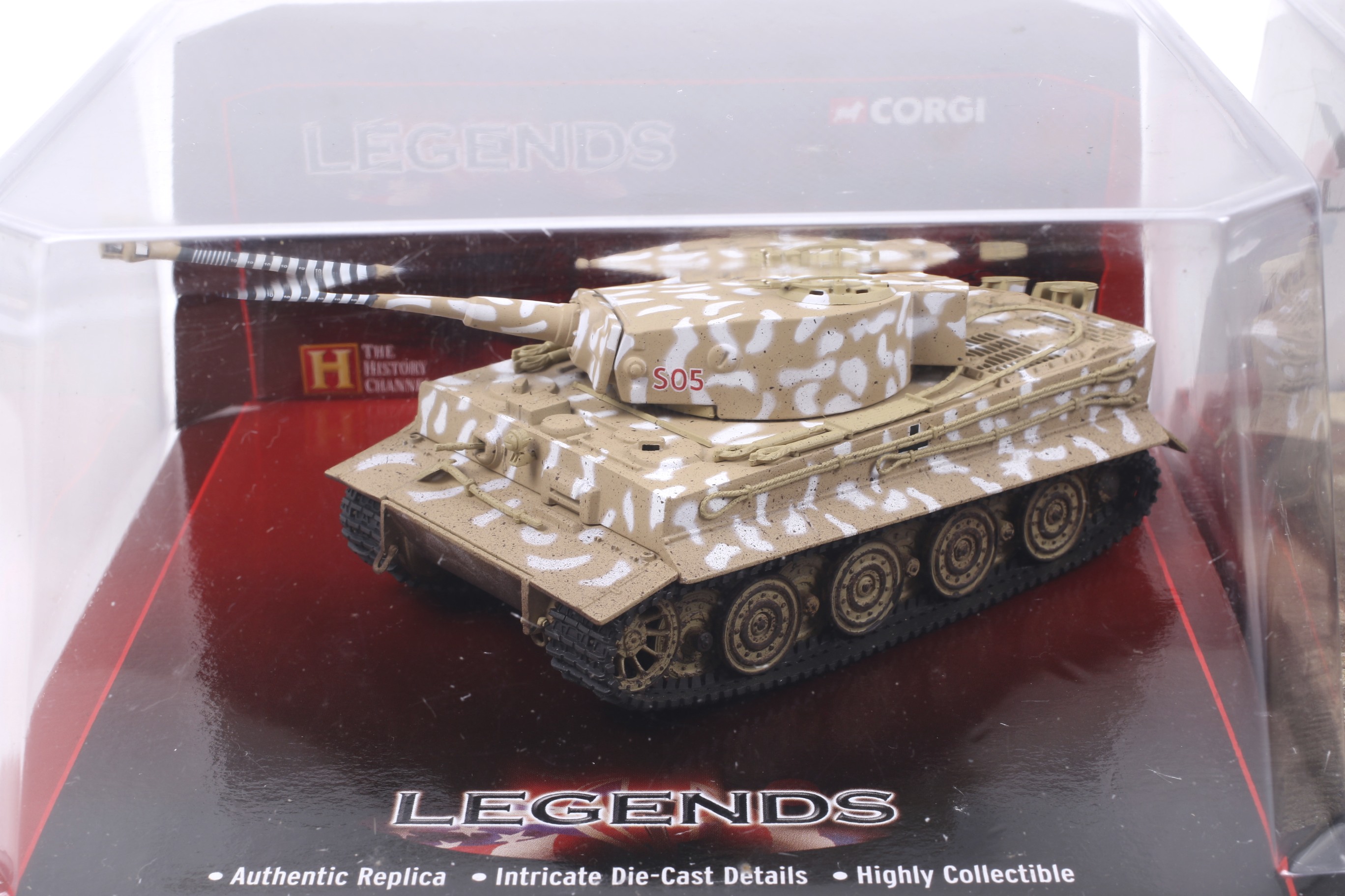 Three 1:50 scale Corgi WWII Legends tanks. Comprising one Churchill MkIII no. - Image 2 of 4
