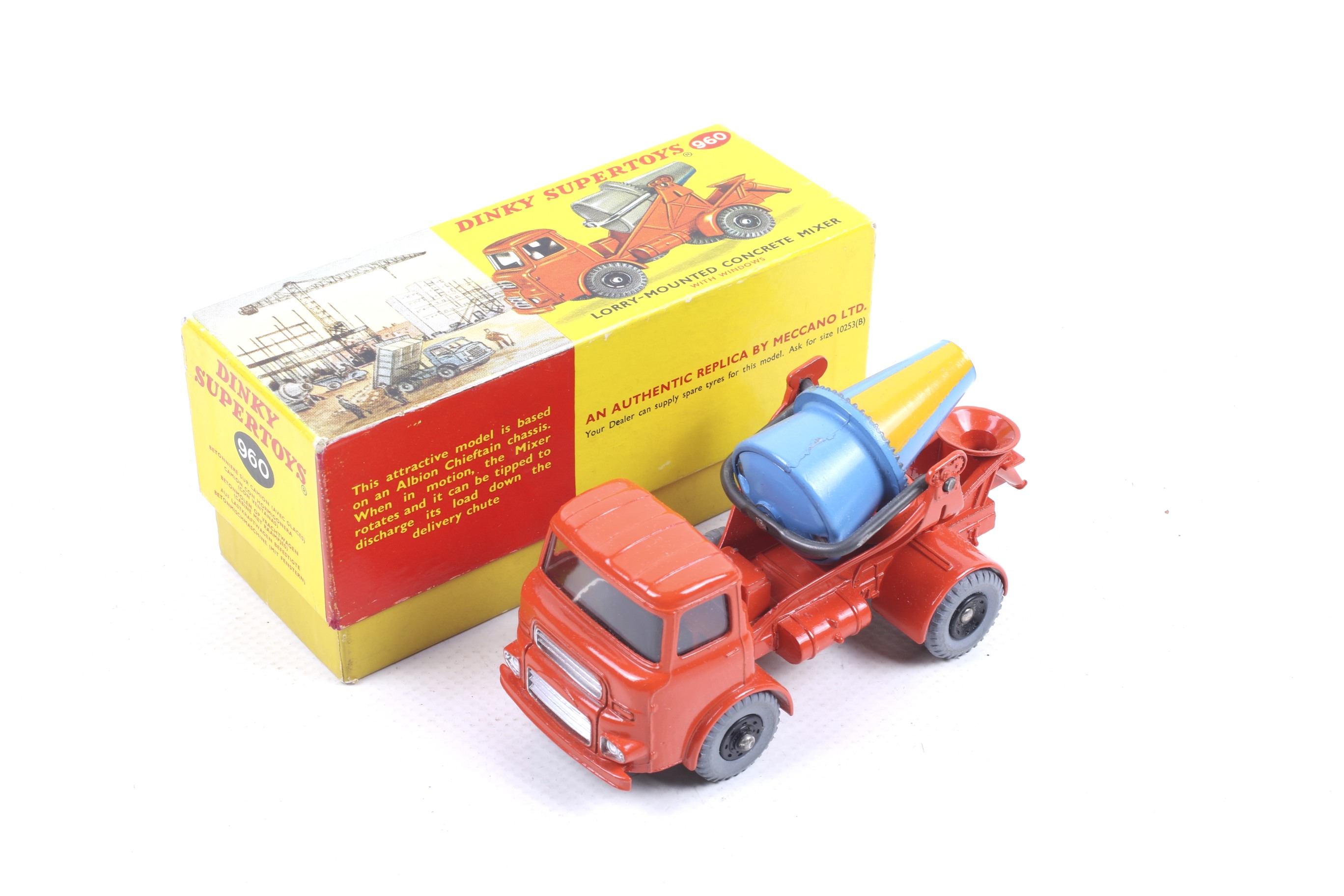 A Dinky diecast Lorry Mounted Concrete Mixer. No.