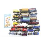 A collection of Corgi and Lledo diecast vehicles.