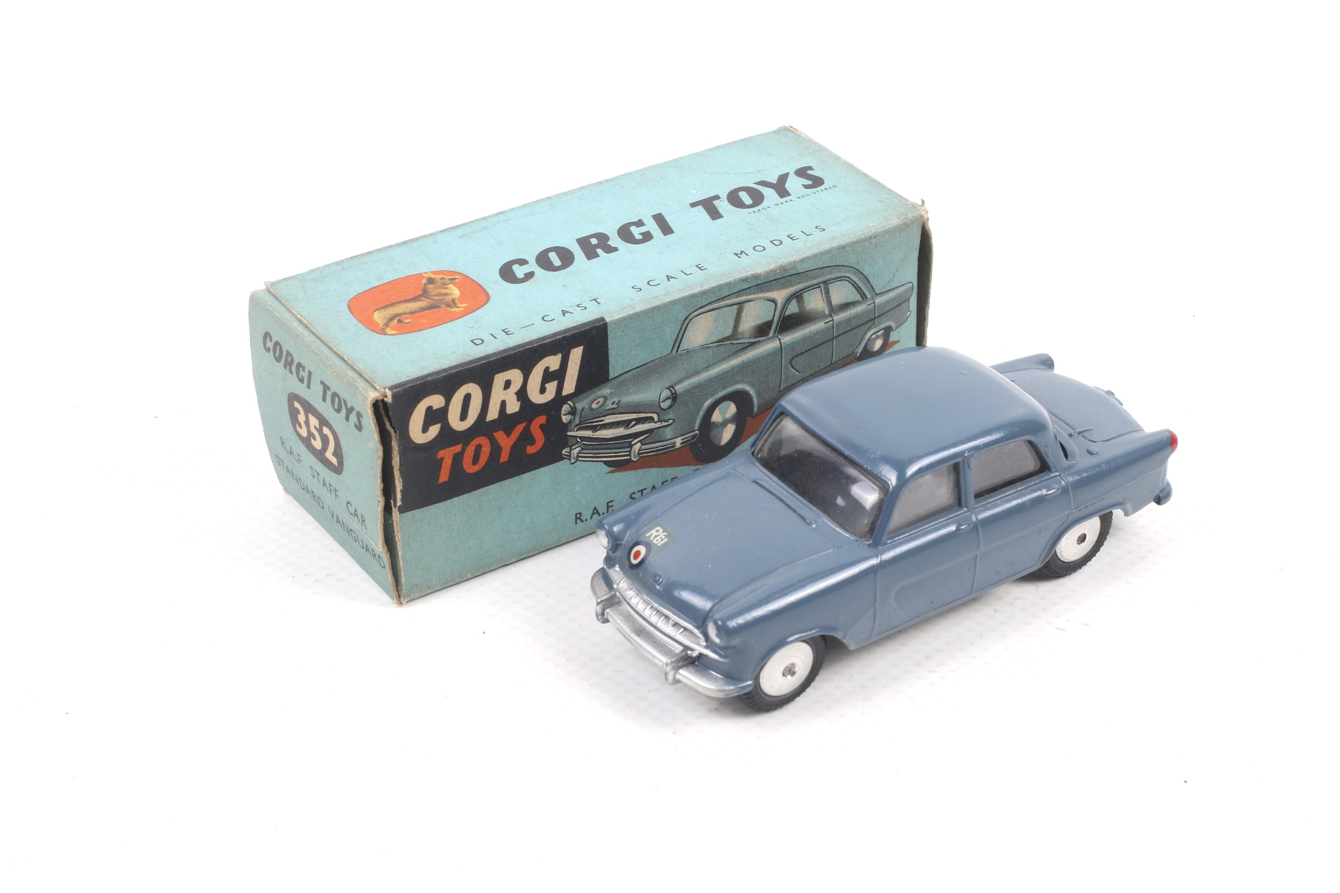 A Corgi diecast RAF Staff Car Standard Vanguard. No.