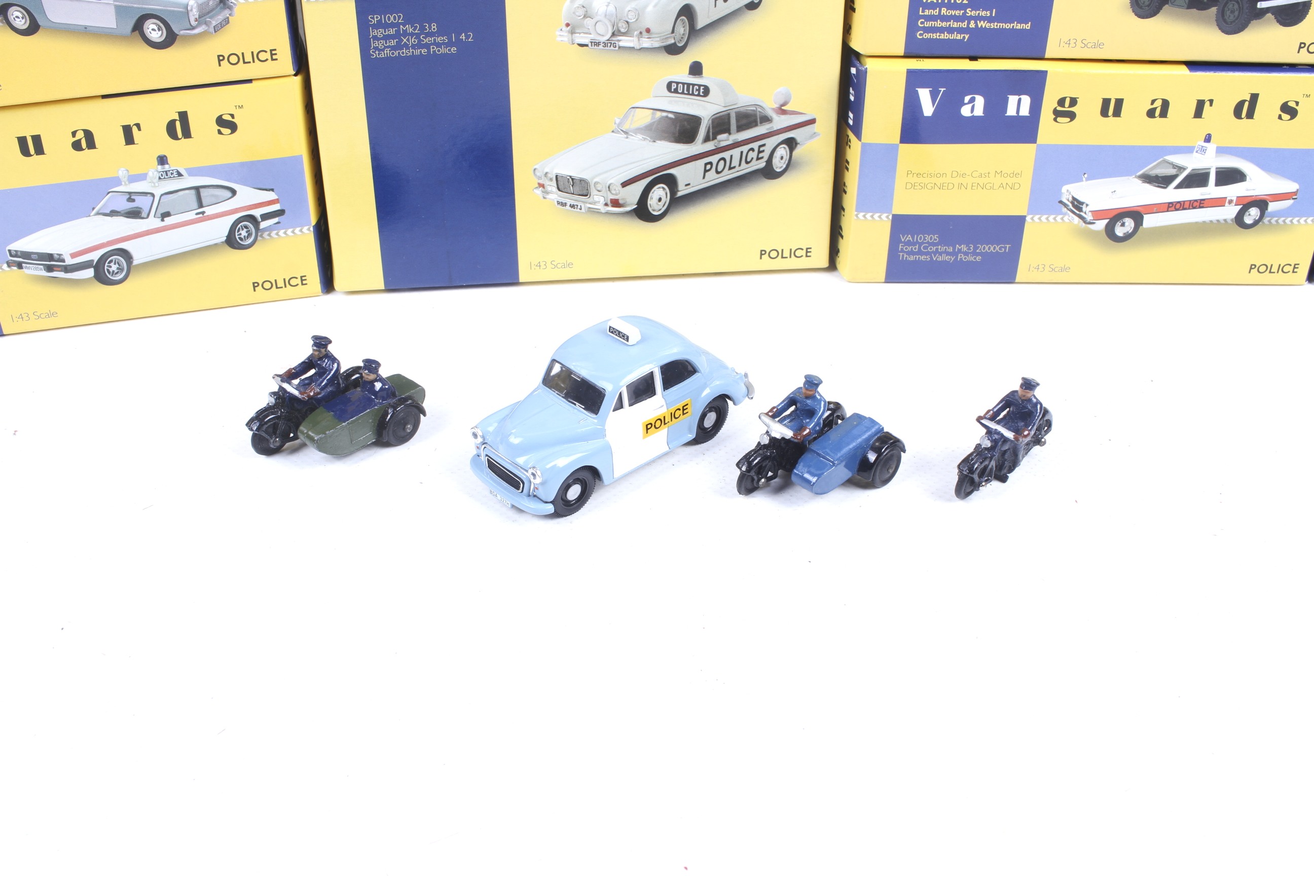 Twenty-one Corgi diecast police cars. - Image 4 of 4