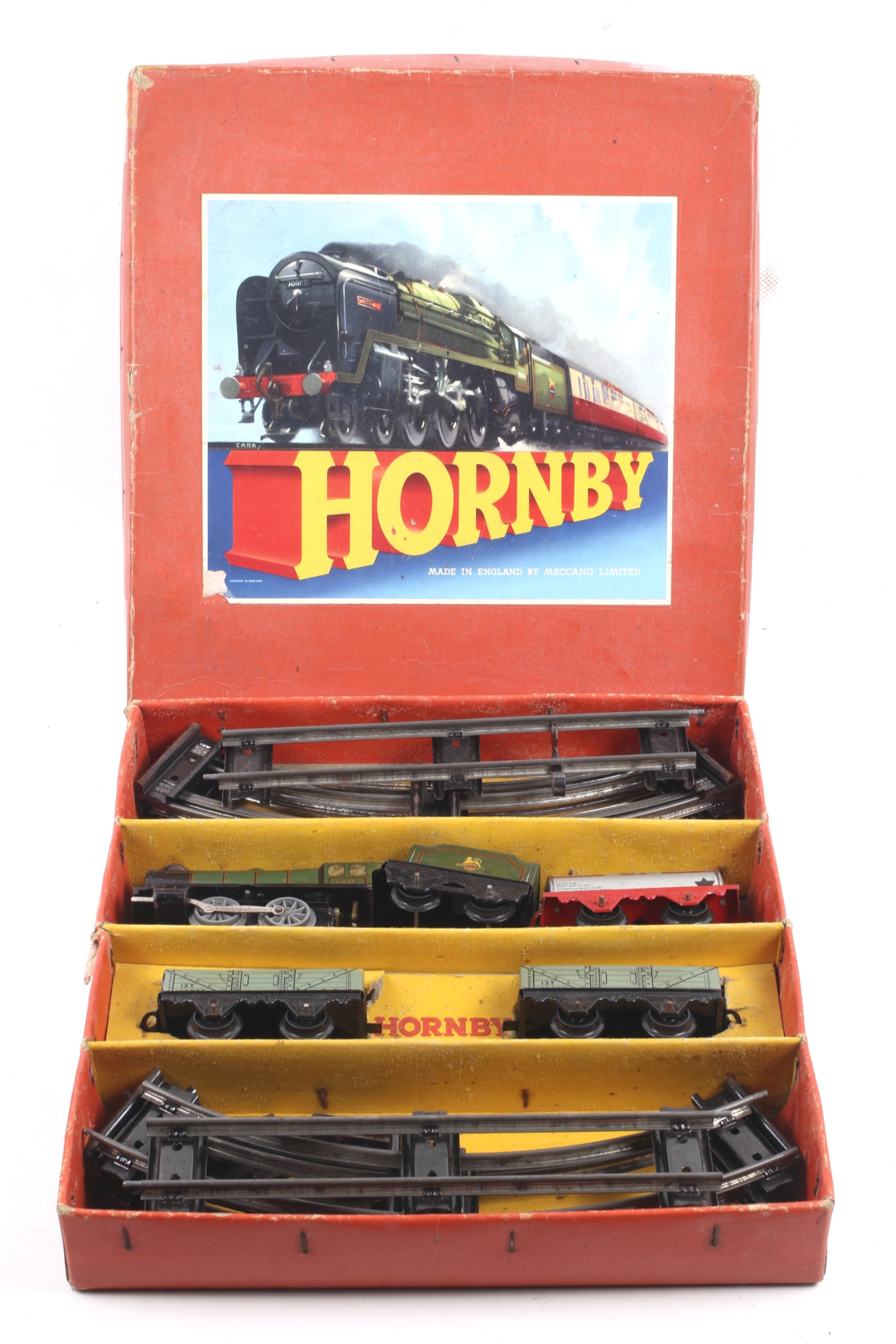 A Hornby O Gauge train goods set. No.