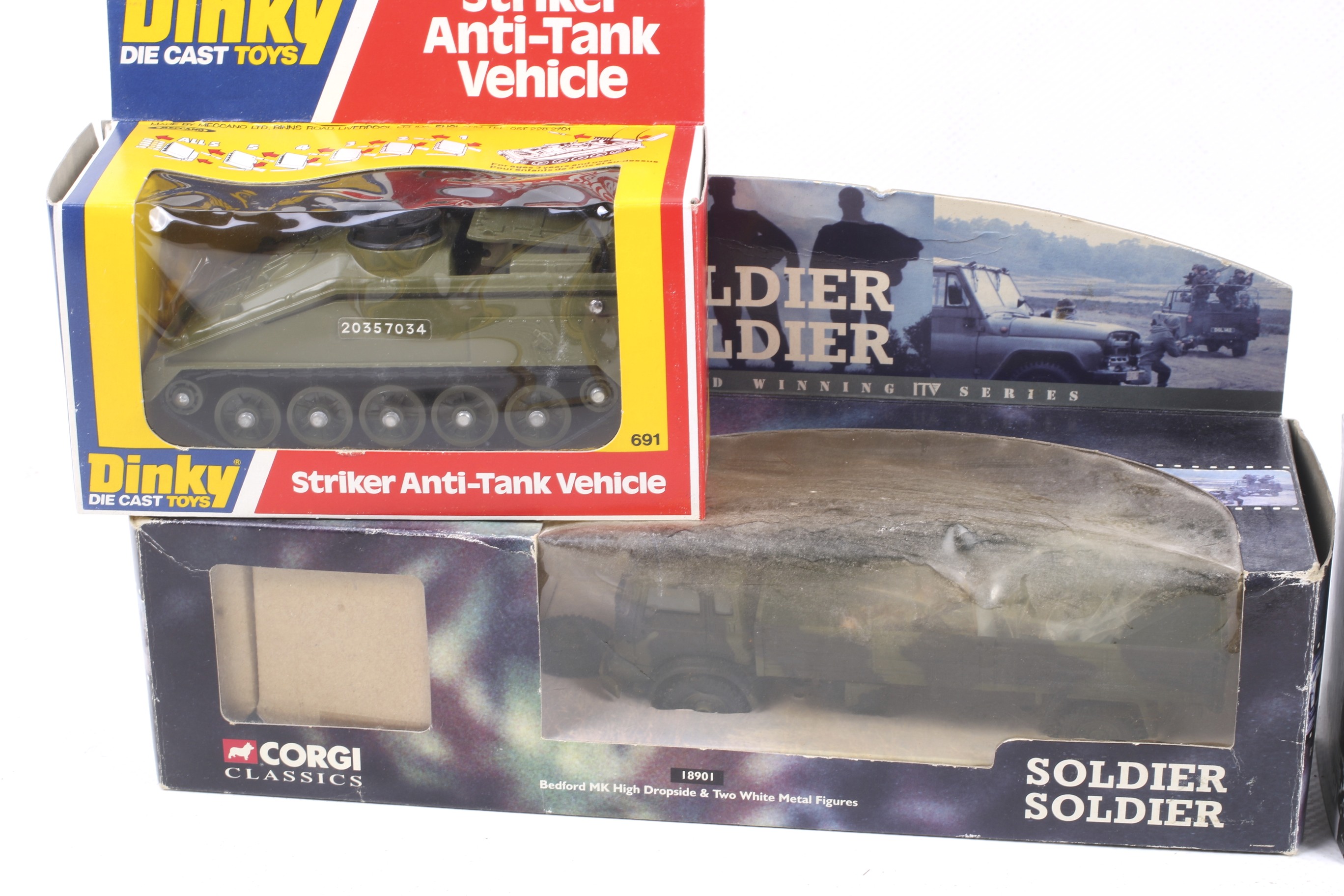 Five diecast military vehicles. Comprising four Corgi with Saladin Armoured Car no. - Image 2 of 2