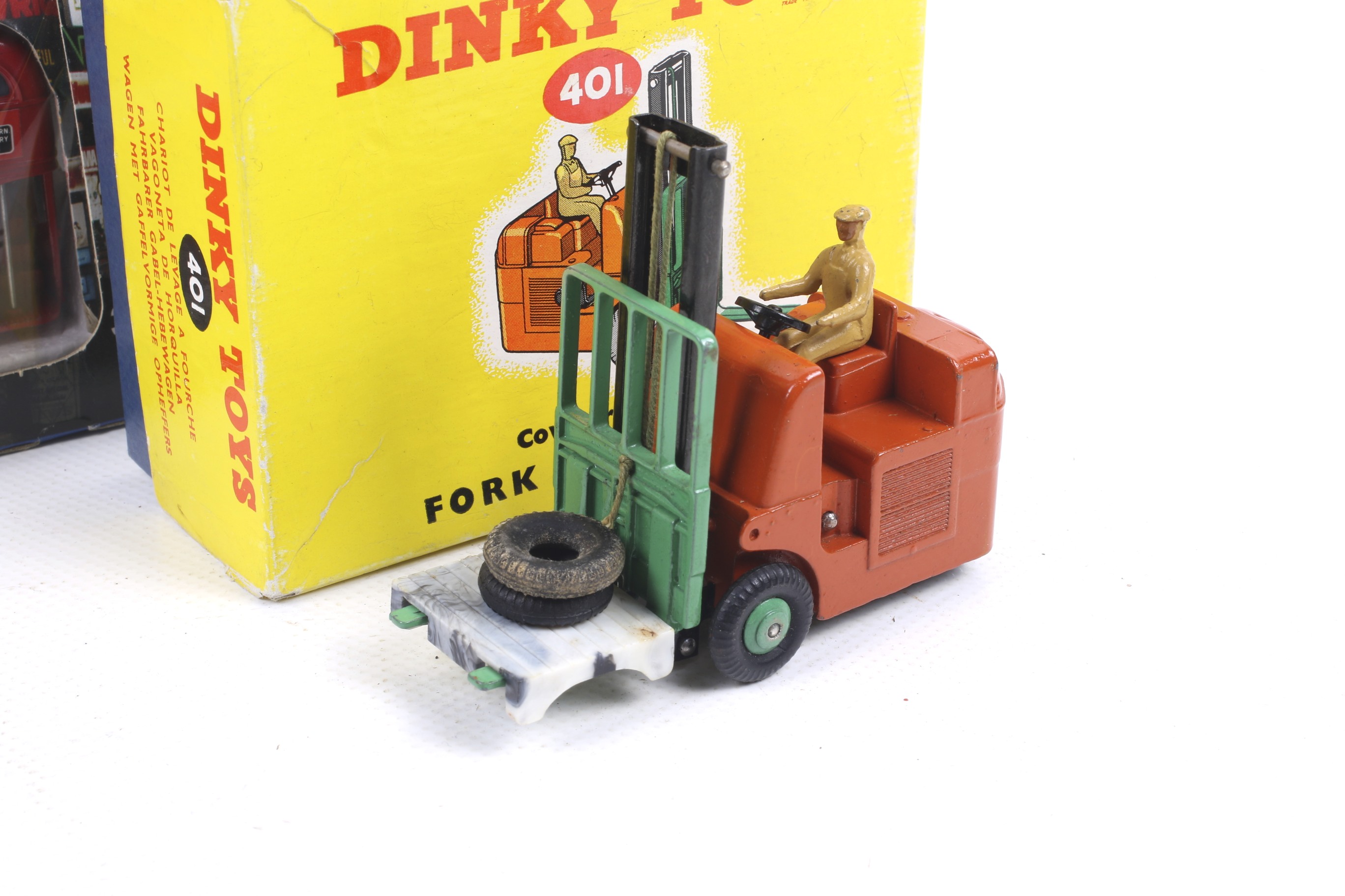 Two Dinky diecast Model vehicles. Comprising one Fork Lift Truck no. - Image 2 of 2
