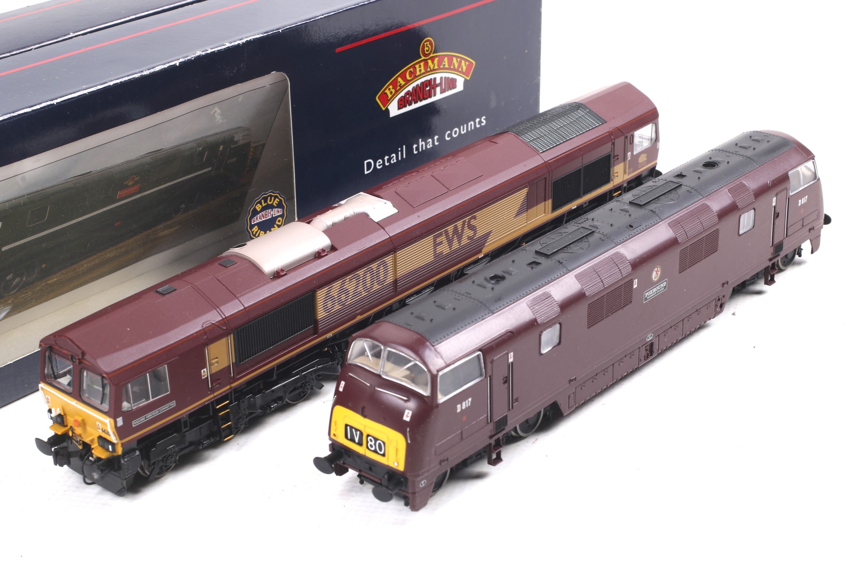 Two Bachmann OO gauge diesel locomotives. Comprising one BR class 42 Warship no. - Image 2 of 2