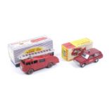 Two Dinky diecast fire service vehicles. Comprising one Fire Engine no.