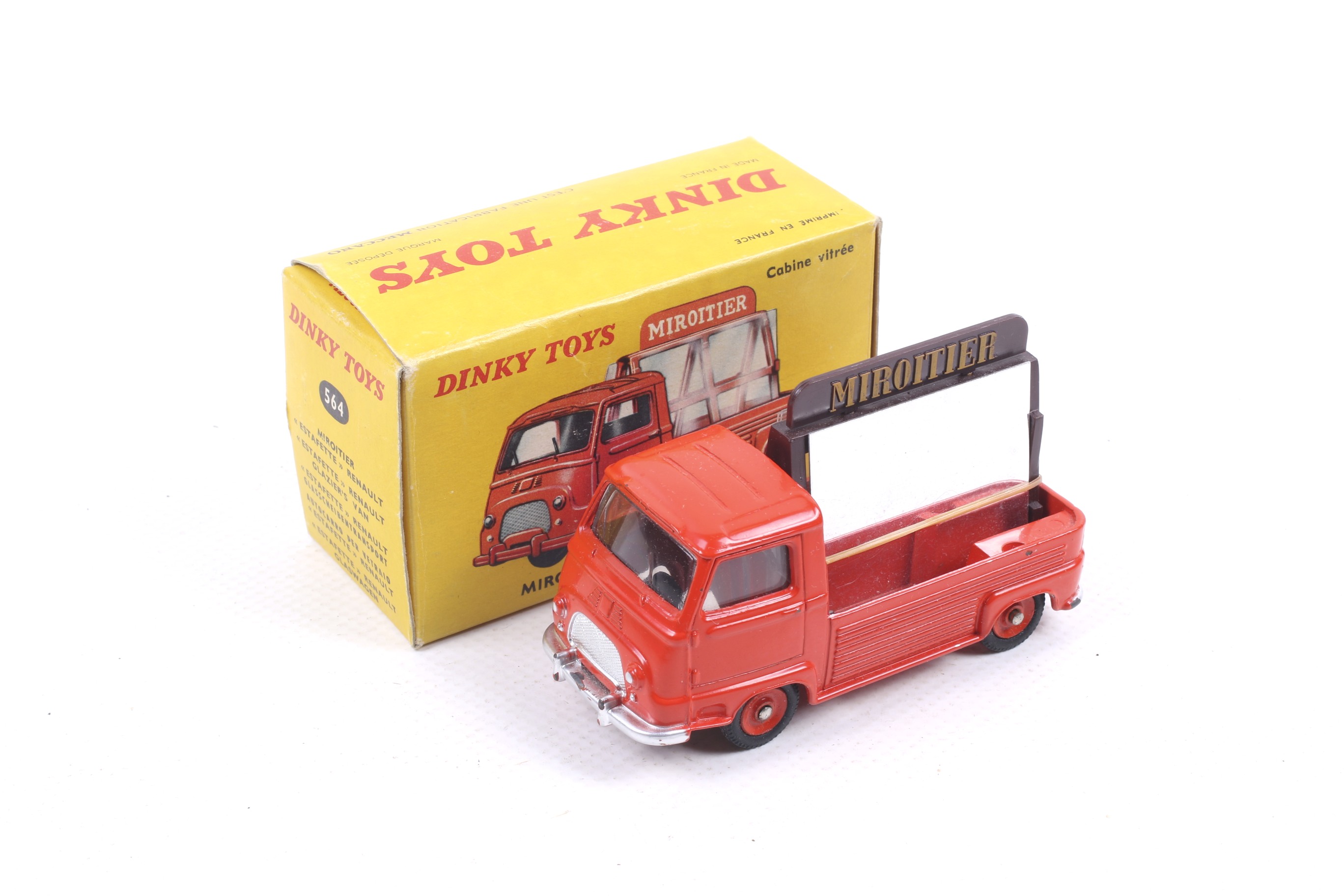 A French Dinky diecast Miroitier van. No.