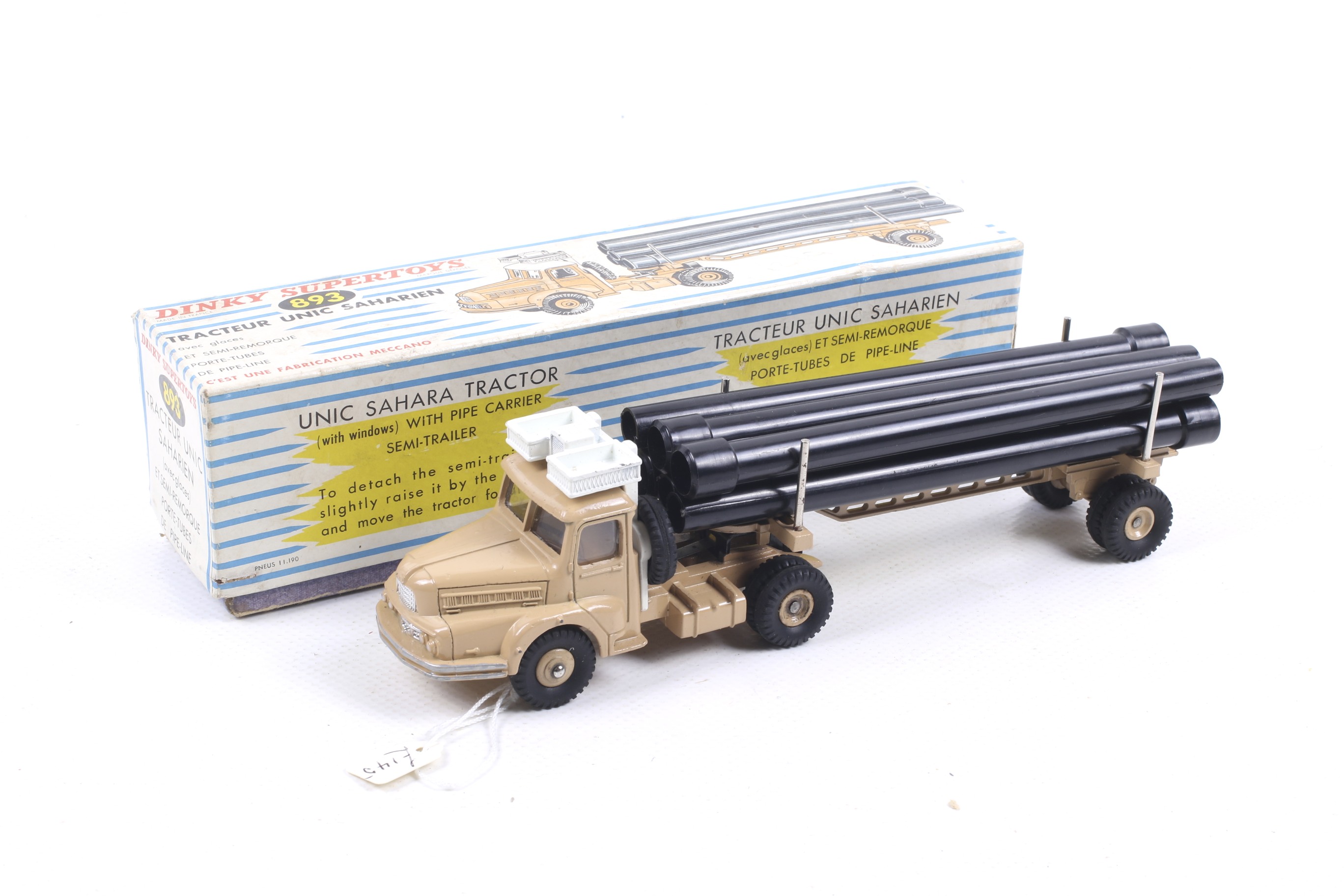 A French Dinky diecast Tractuer Unic Saharien. No.