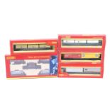 A collection of Hornby OO gauge goods wagons.