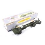 A Dinky diecast Missile Erecting Vehicle with Corporal Missile and Launching Platform. No.