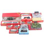 A collection of Hornby OO gauge locomotives and wagons etc.