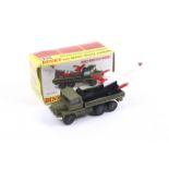 A French Dinky diecast Berliet missile launcher.
