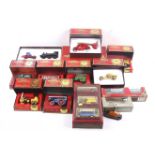 A collection of diecast vehicles, mostly Matchbox Models of Yesteryear.