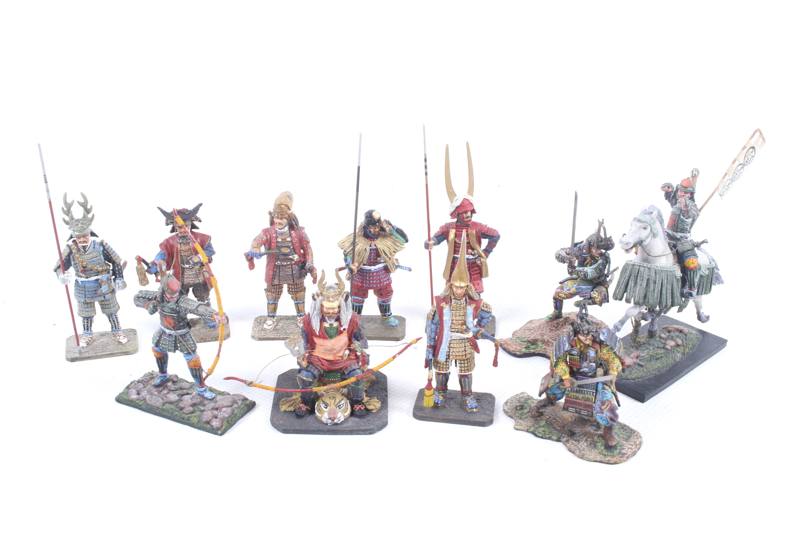 A Collection of Delprado samari warrior figures. - Image 3 of 5