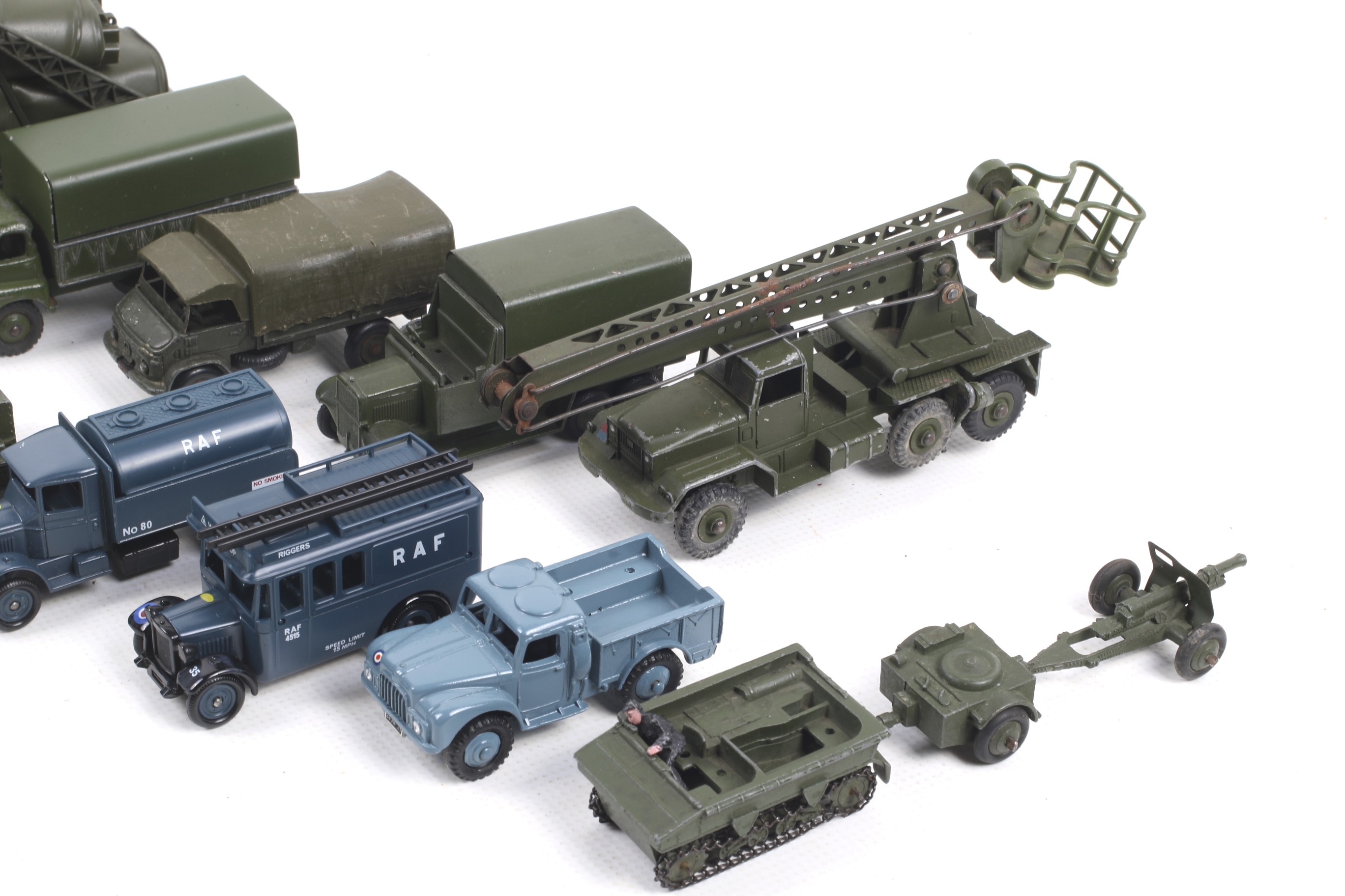 Ten diecast military vehicles. From Dinky and Corgi, noting trucks and field guns etc, all unboxed. - Image 3 of 3